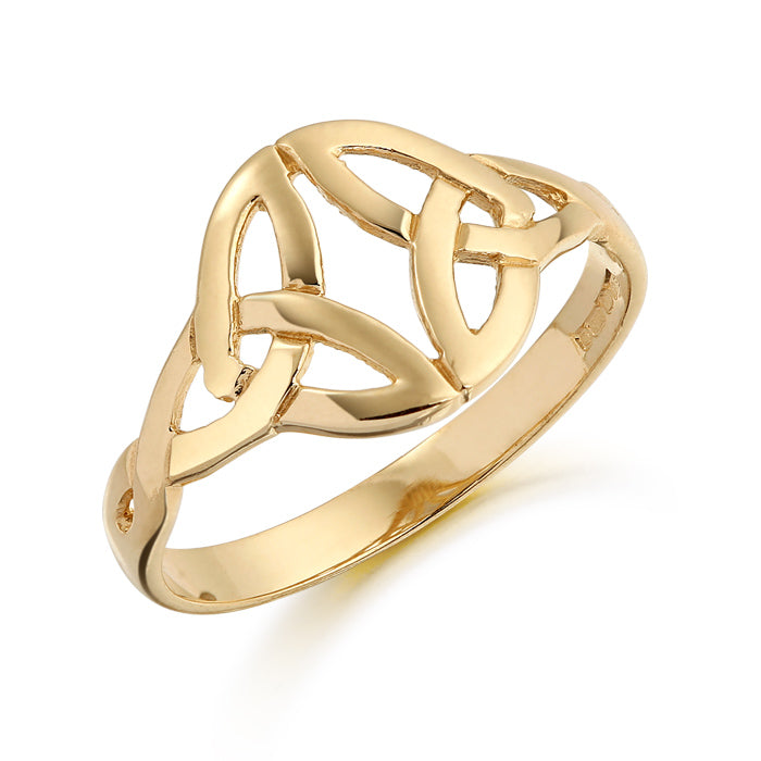 9kt Gold Ladies Celtic Ring