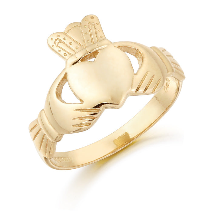 9kt Gold Claddagh Ring