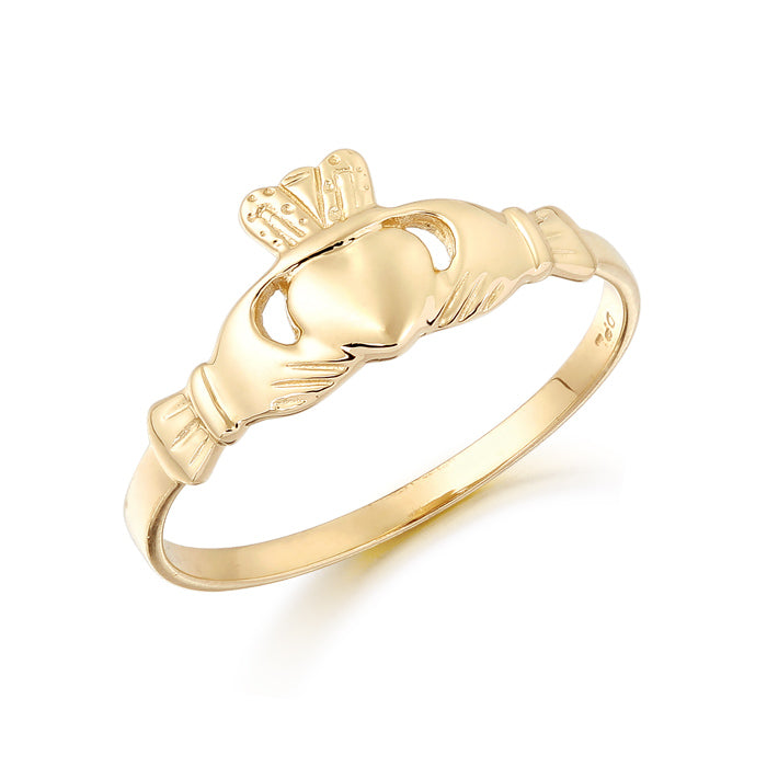 9kt Gold Claddagh Ring