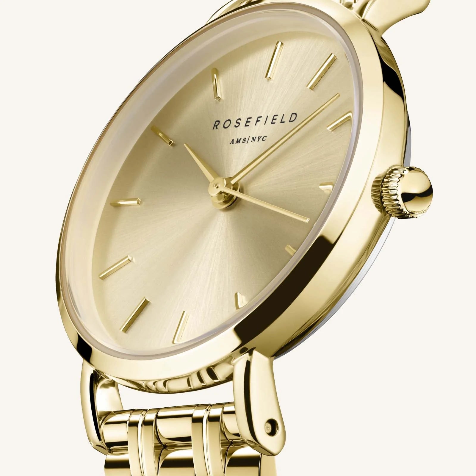 Small Round Champagne Watch