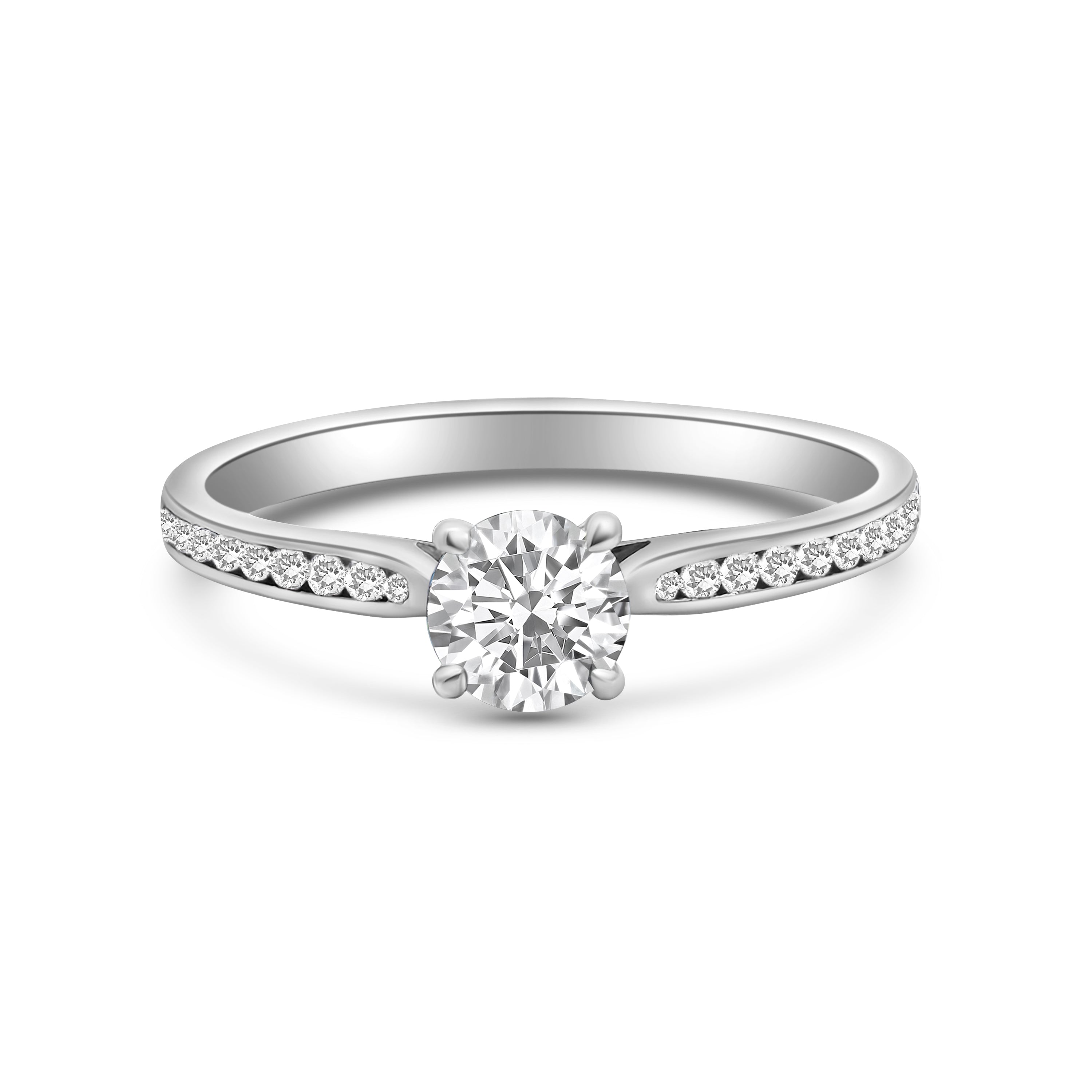 Platinum Diamond Solitaire Engagement Ring