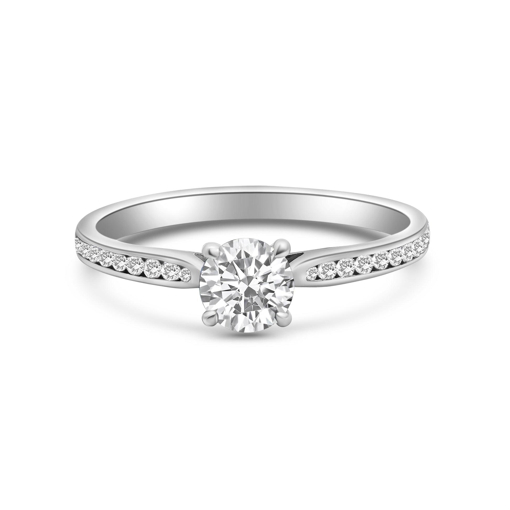Platinum Diamond Solitaire Engagement Ring