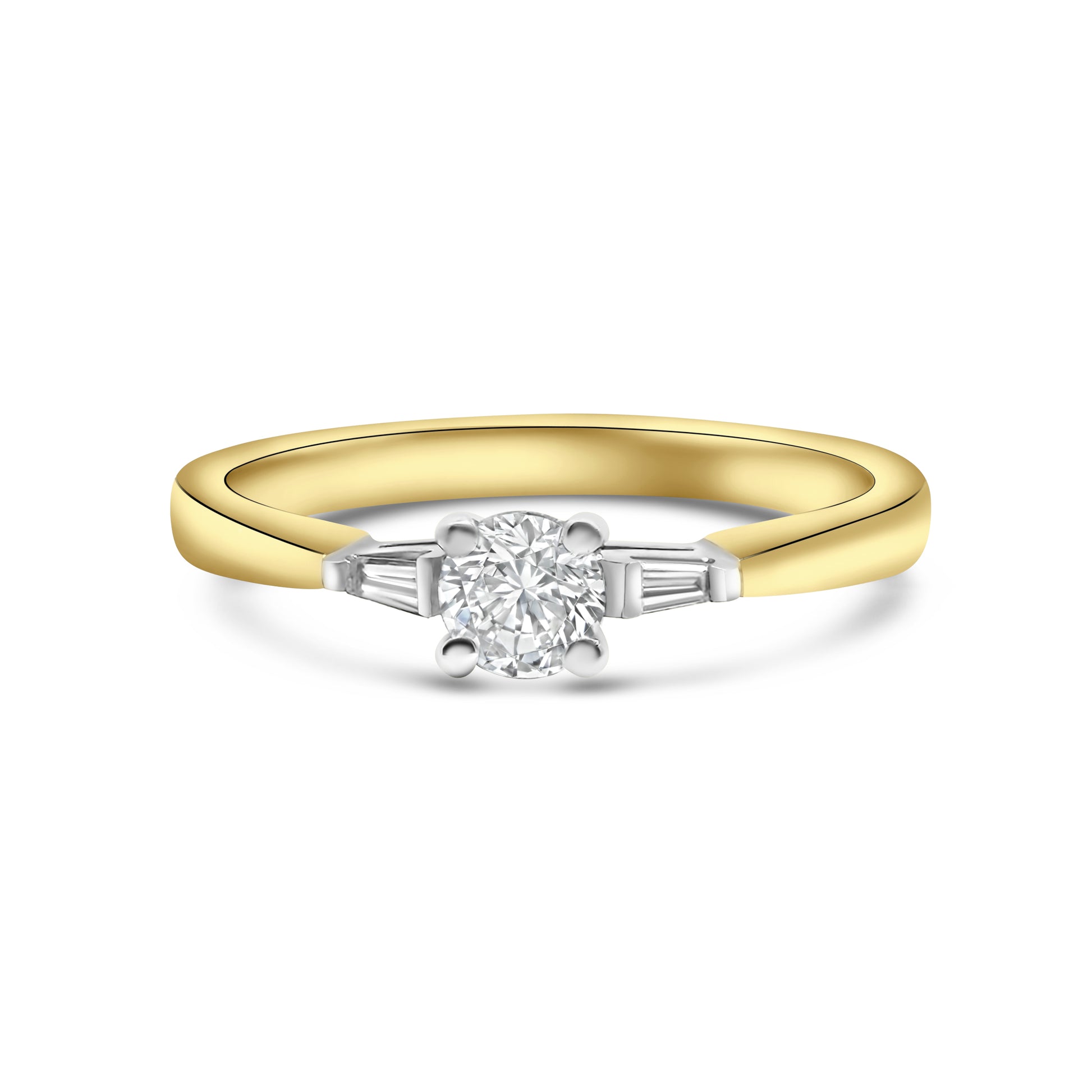 18kt Diamond solitaire Engagement Ring
