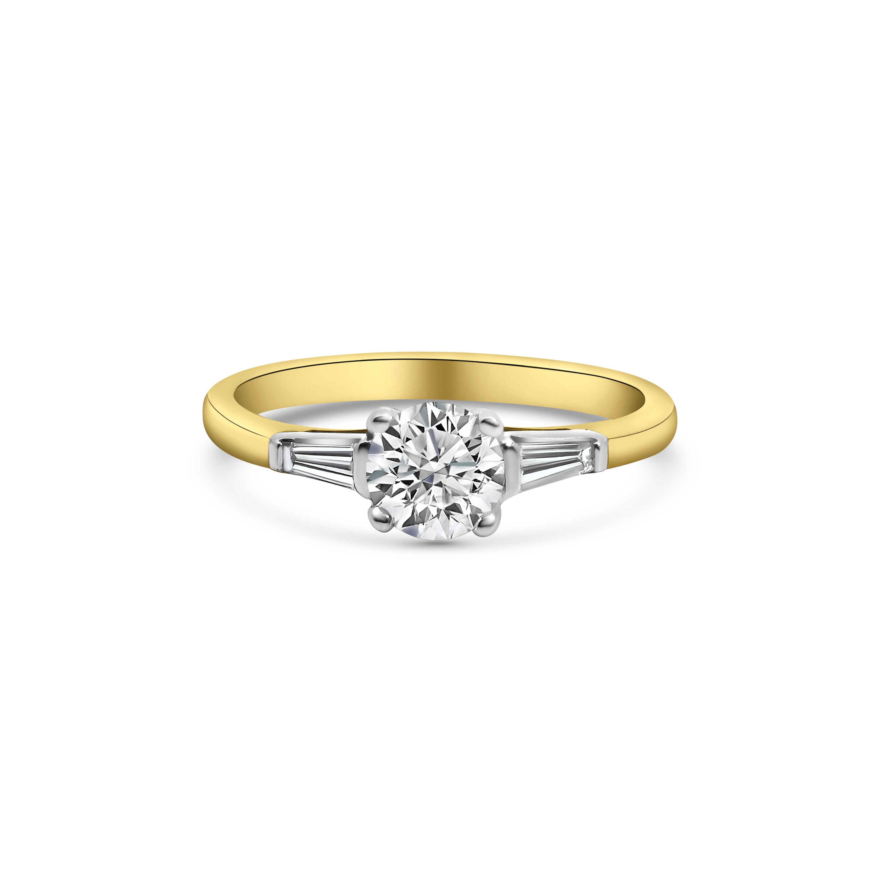 18kt Brilliant Cut Diamond Engagement Ring