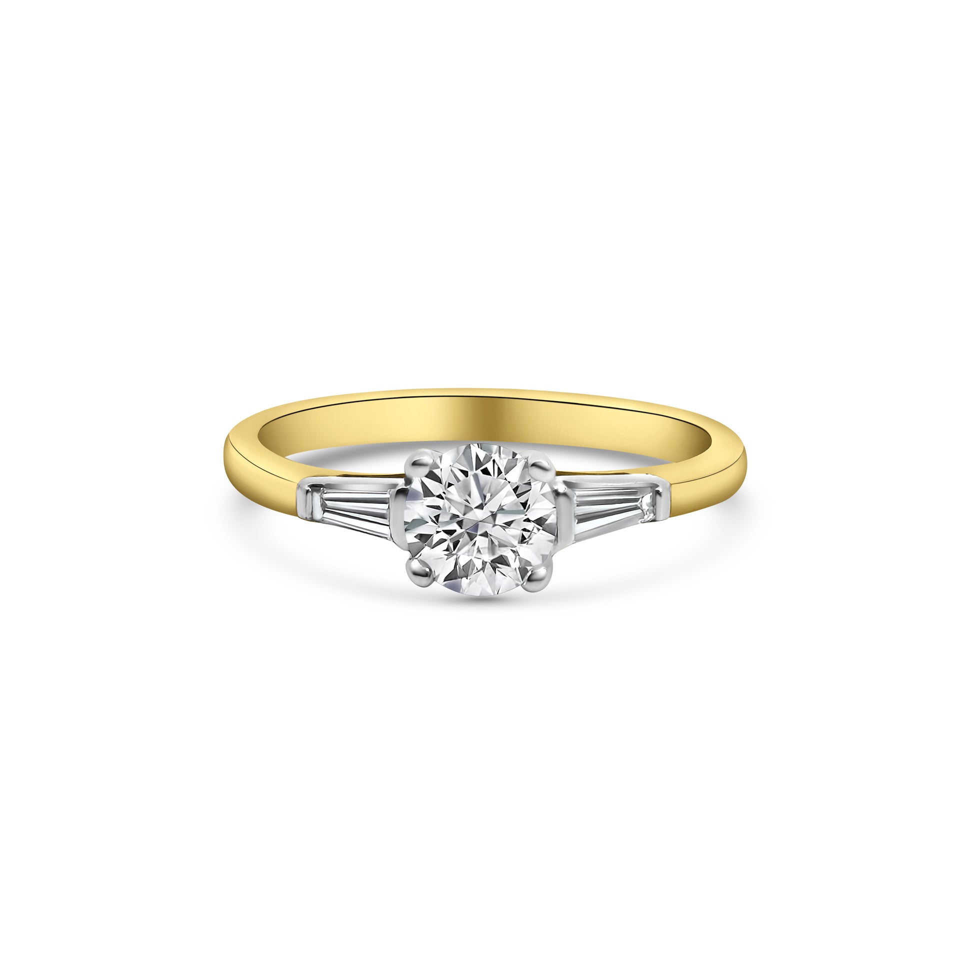 18kt Brilliant Cut Diamond Engagement Ring
