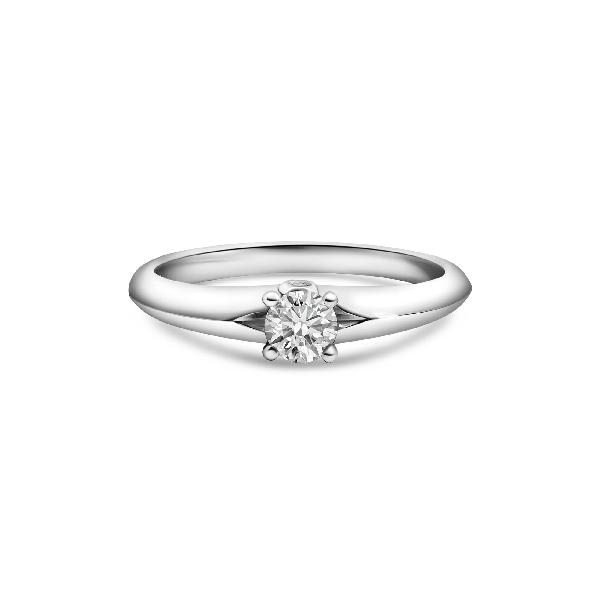 18kt Cherish cut Solitaire Diamond Engagement Ring