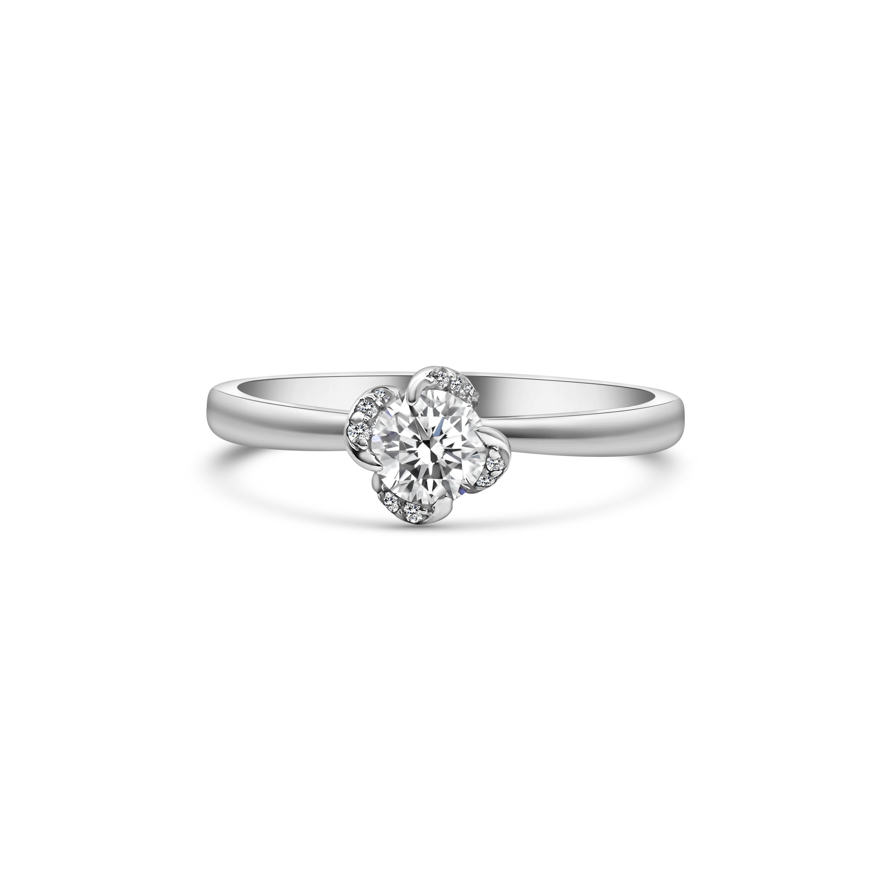18kt White Gold Diamond Solitaire