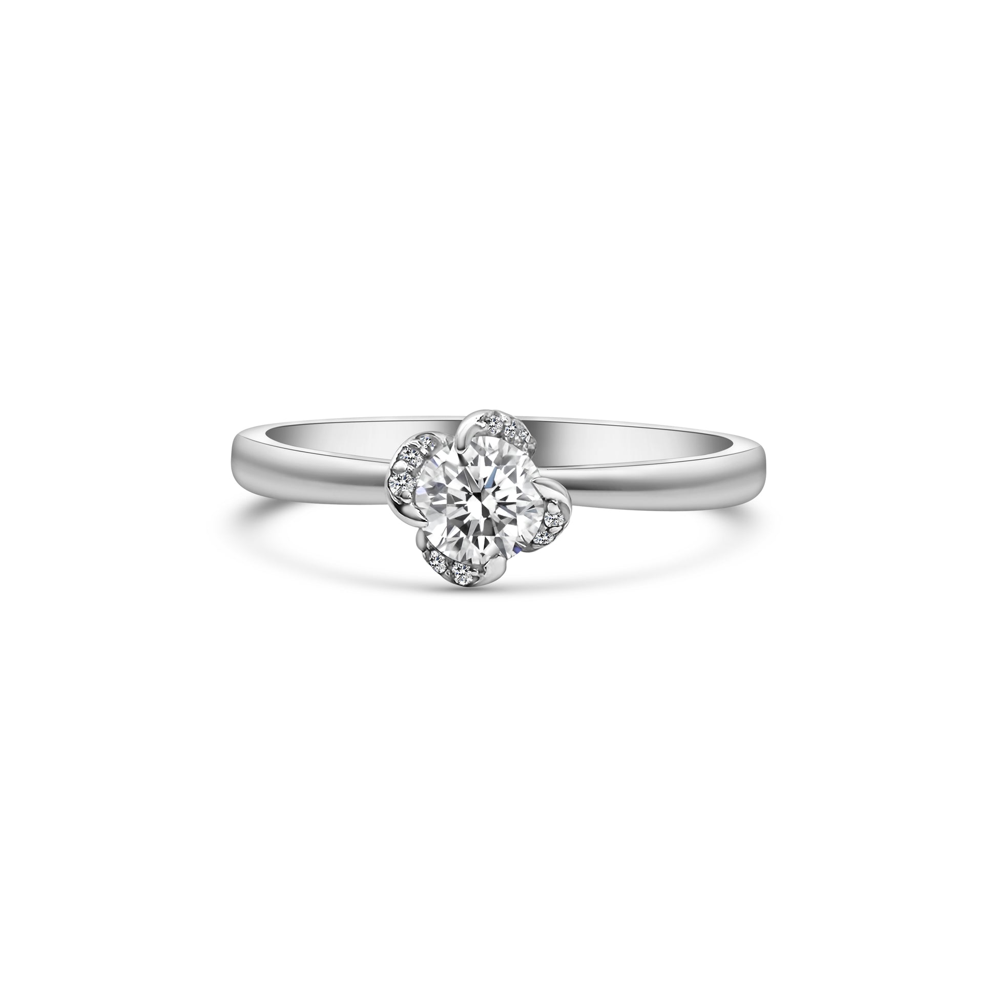18kt White Gold Diamond Solitaire