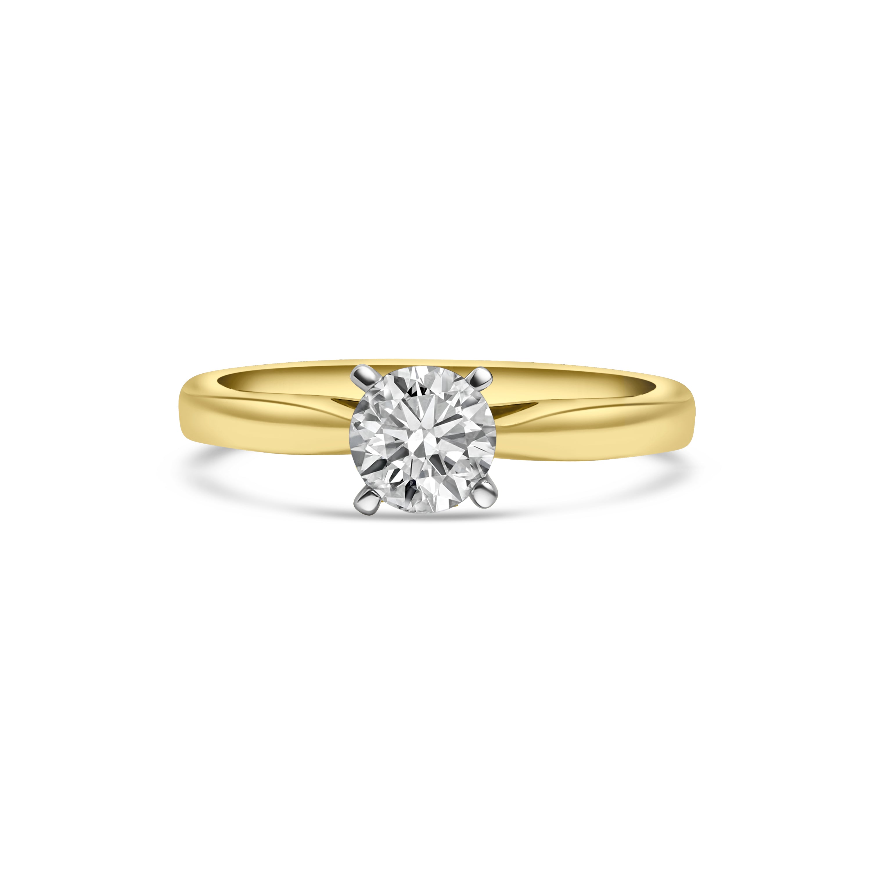 18kt Brilliant cut Solitaire Diamond Engagement Ring