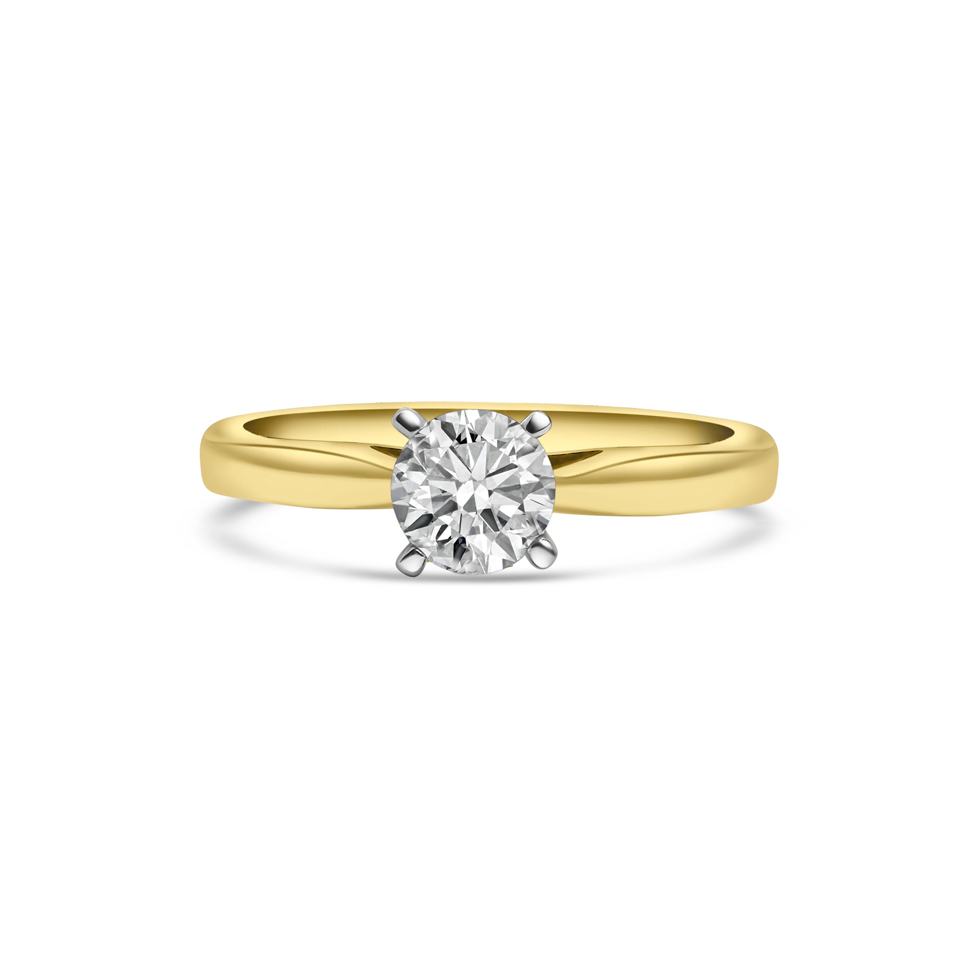 18kt Brilliant cut Solitaire Diamond Engagement Ring