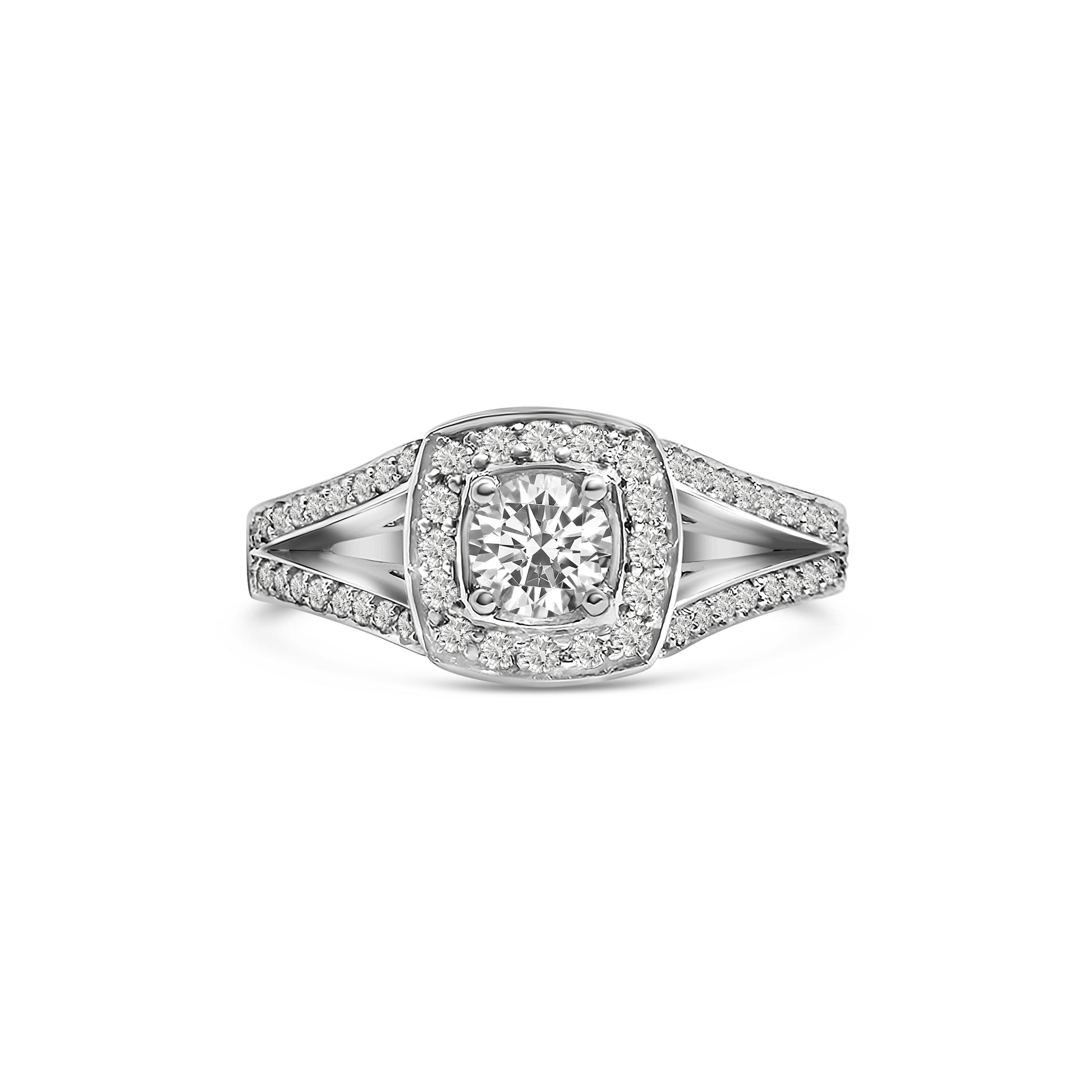18kt Brilliant Cut Diamond Engagement Ring