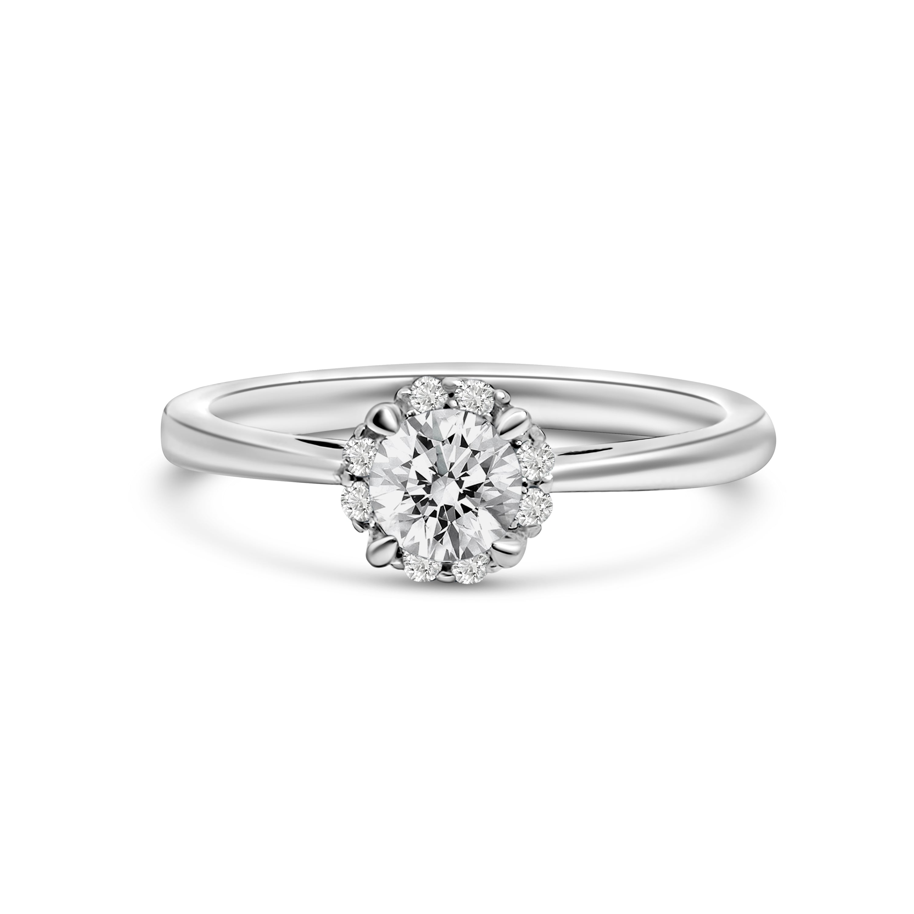 18kt Brilliant Cut Diamond Engagement Ring