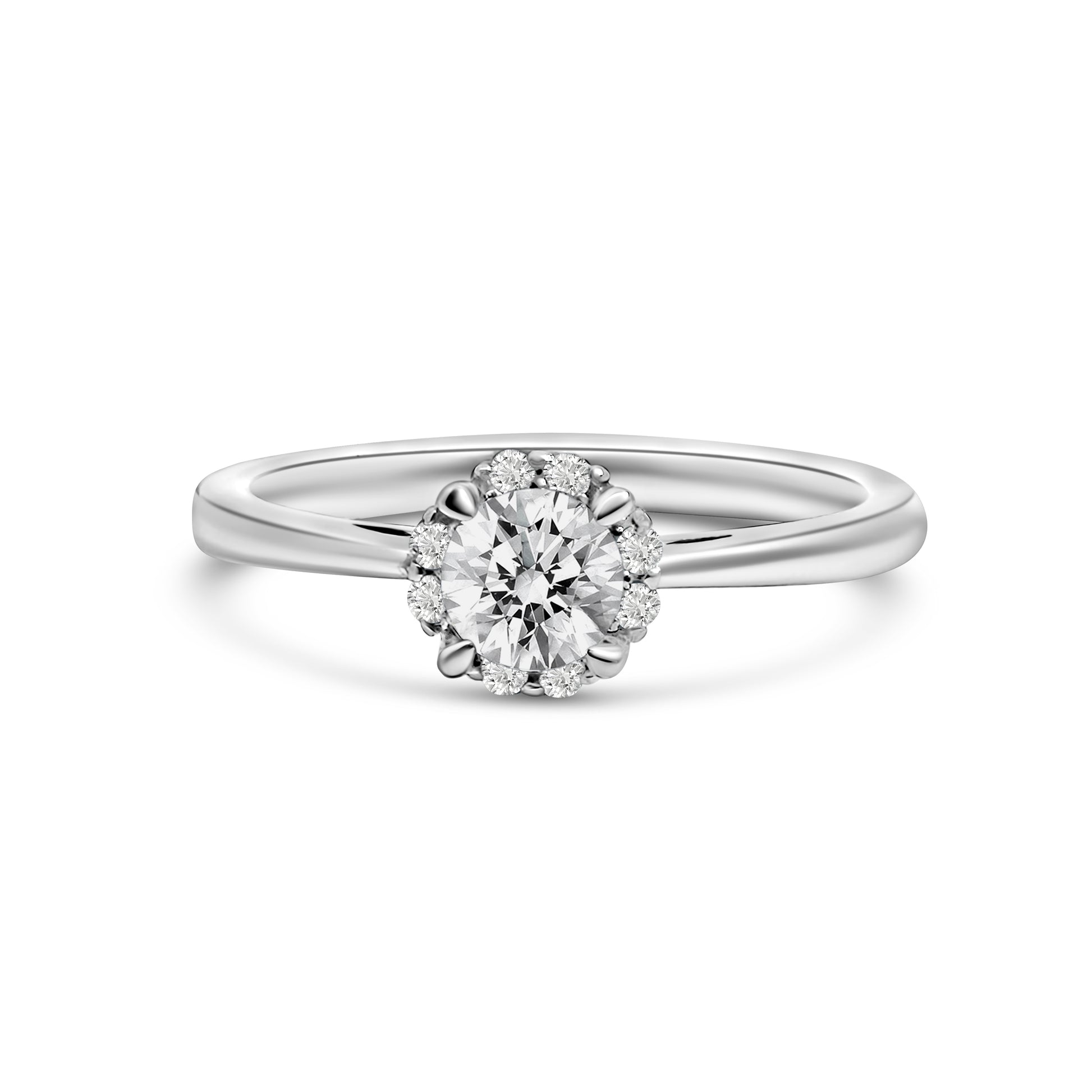 18kt Brilliant Cut Diamond Engagement Ring