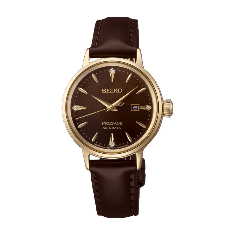 Seiko Presage ‘Jamaican Coffee’ Diamond-set 30mm Cocktail Time SRE020J1 image 0