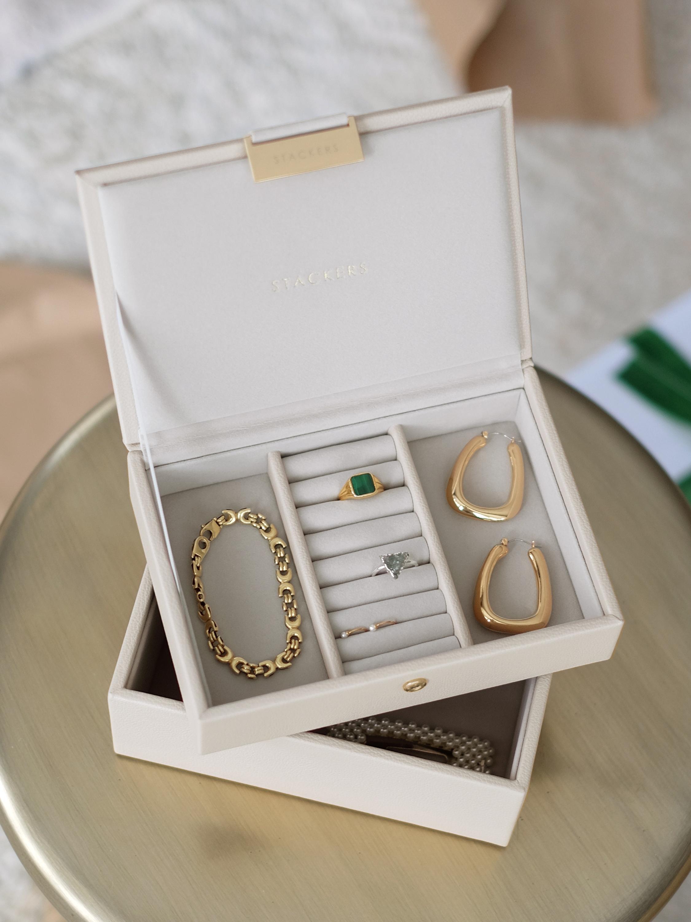 Stackers Mini Jewellery Box Set - Oatmeal image 1