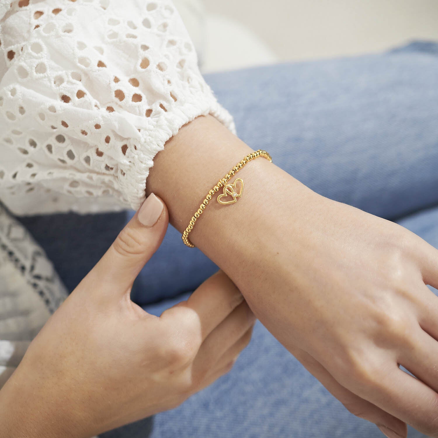 Gold A Little 'Beautiful Friend' Bracelet image 1