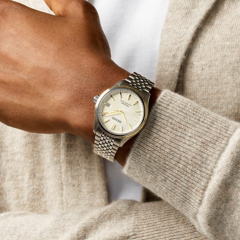 Seiko Presage Classic Series in Delicate Cream Silk image 2
