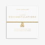 Gold A Little 'Congratulations' Bracelet image 0