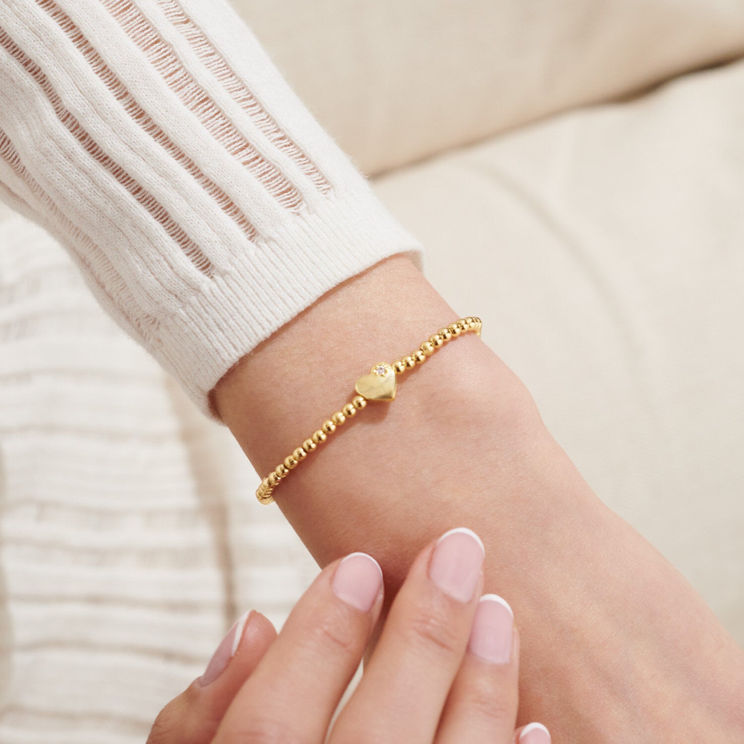 A Little 'Happy 18th' Bracelet In Gold Plating image 1