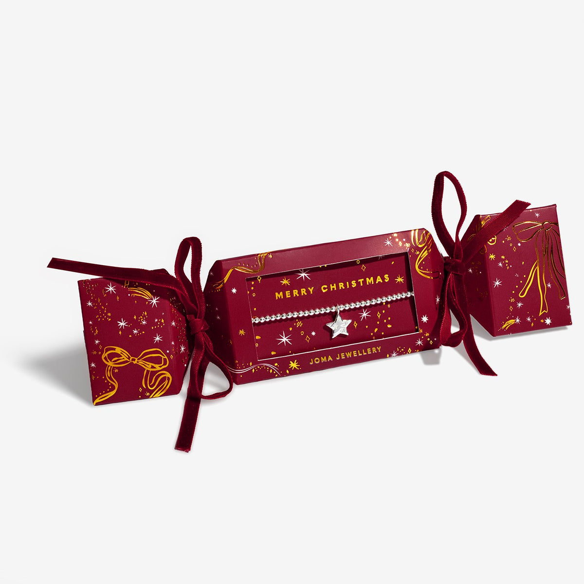 Christmas Cracker 'Merry Christmas' Bracelet