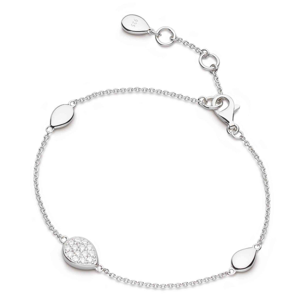 Kit Heath Coast Pebble Glisten Pavé Station Bracelet image 0