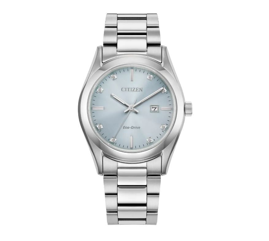 Citizen EW2700-54L Ladies Steel Diamond Eco-Drive Watch 26010005 image 0