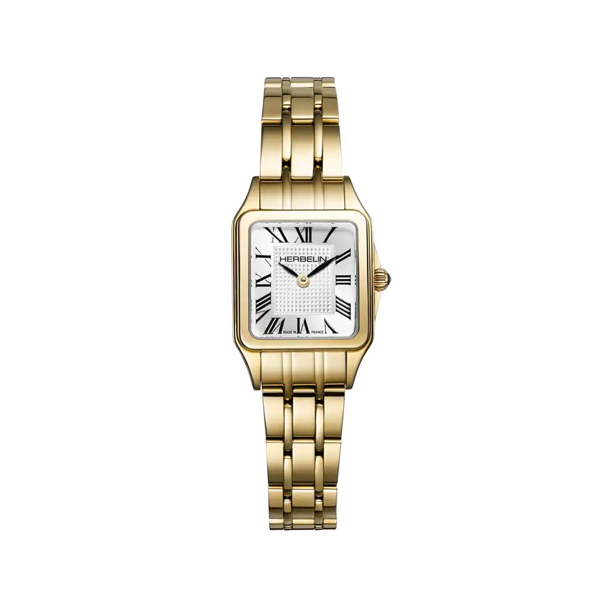 LUNA – MINI QUARTZ – YELLOW GOLD PVD