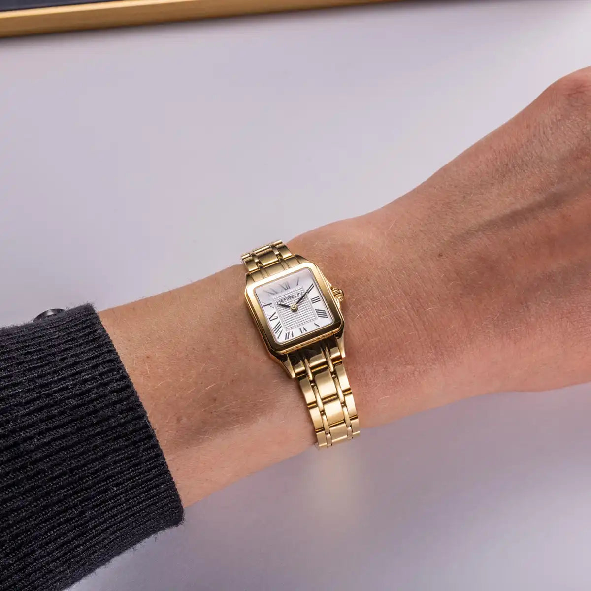 LUNA – MINI QUARTZ – YELLOW GOLD PVD