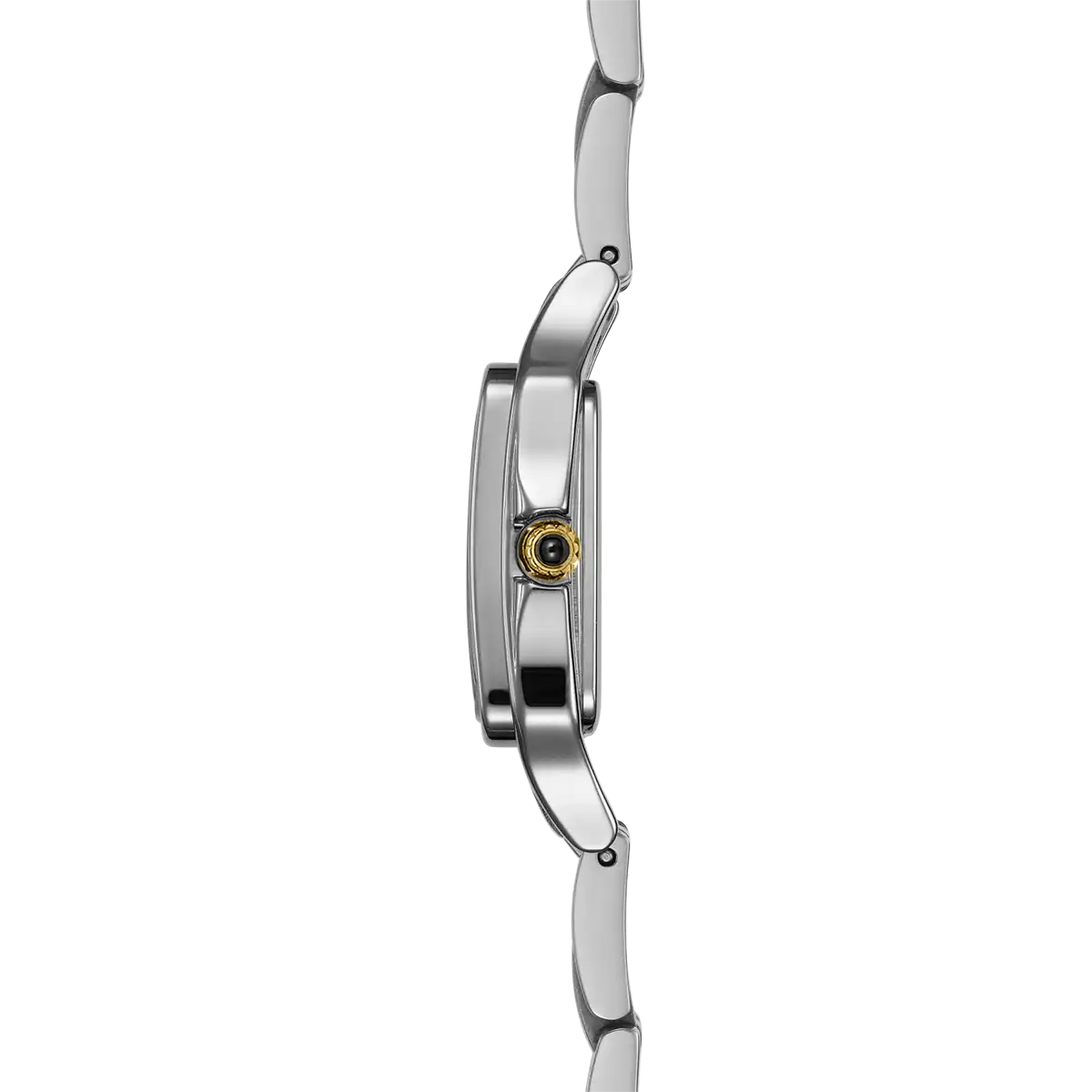 LUNA – MINI QUARTZ – TWO-TONE STEEL
