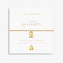 Gold A Little 'Strength' Bracelet image 0