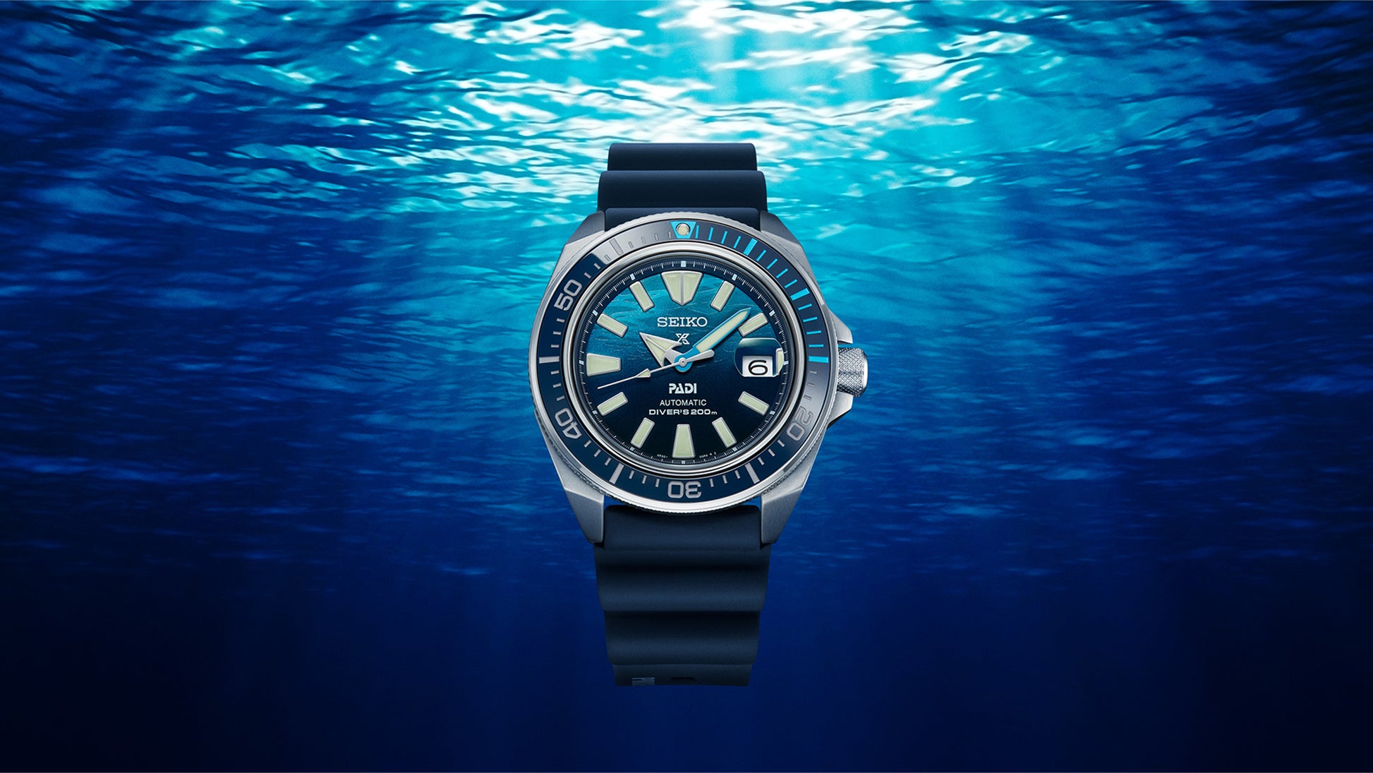 Seiko SRPJ93K1 Prospex ‘Great Blue’ Samurai Scuba PADI 48040003 image 1