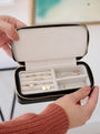 Stackers Zipped Travel Jewellery Box - Black image 1