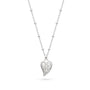 Kit Heath Desire Kiss Precious Pavé WT Heart Ball Chain Necklace image 0