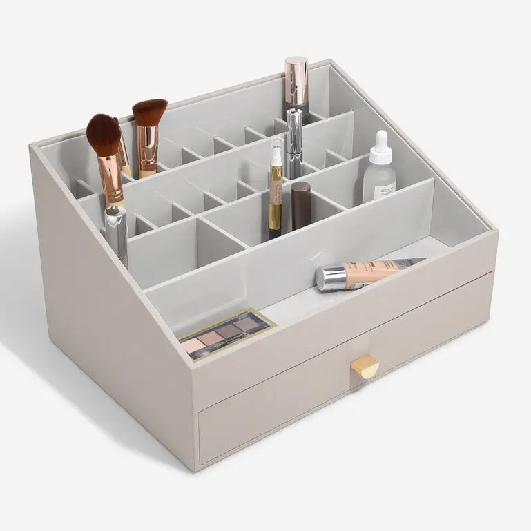 Stackers Supersize Makeup Organiser - Taupe image 1