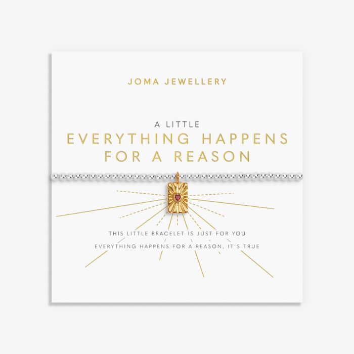 A Little 'Everything Happens For A Reason' Bracelet image 0
