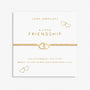 A Little 'Friendship' Bracelet In Gold Plating image 0