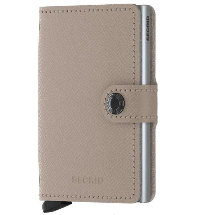 Secrid Taupe Leather Crisple Wallet MC-Taupe-Camo image 0
