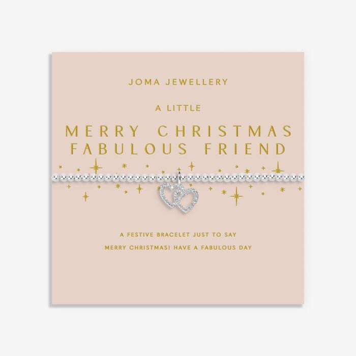 Christmas A Little 'Merry Christmas Fabulous Friend' Bracelet image 0