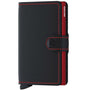 Secrid Matte Black & Red Miniwallet image 0