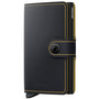 Secrid Matt Black Yellow Stitch Wallet image 0