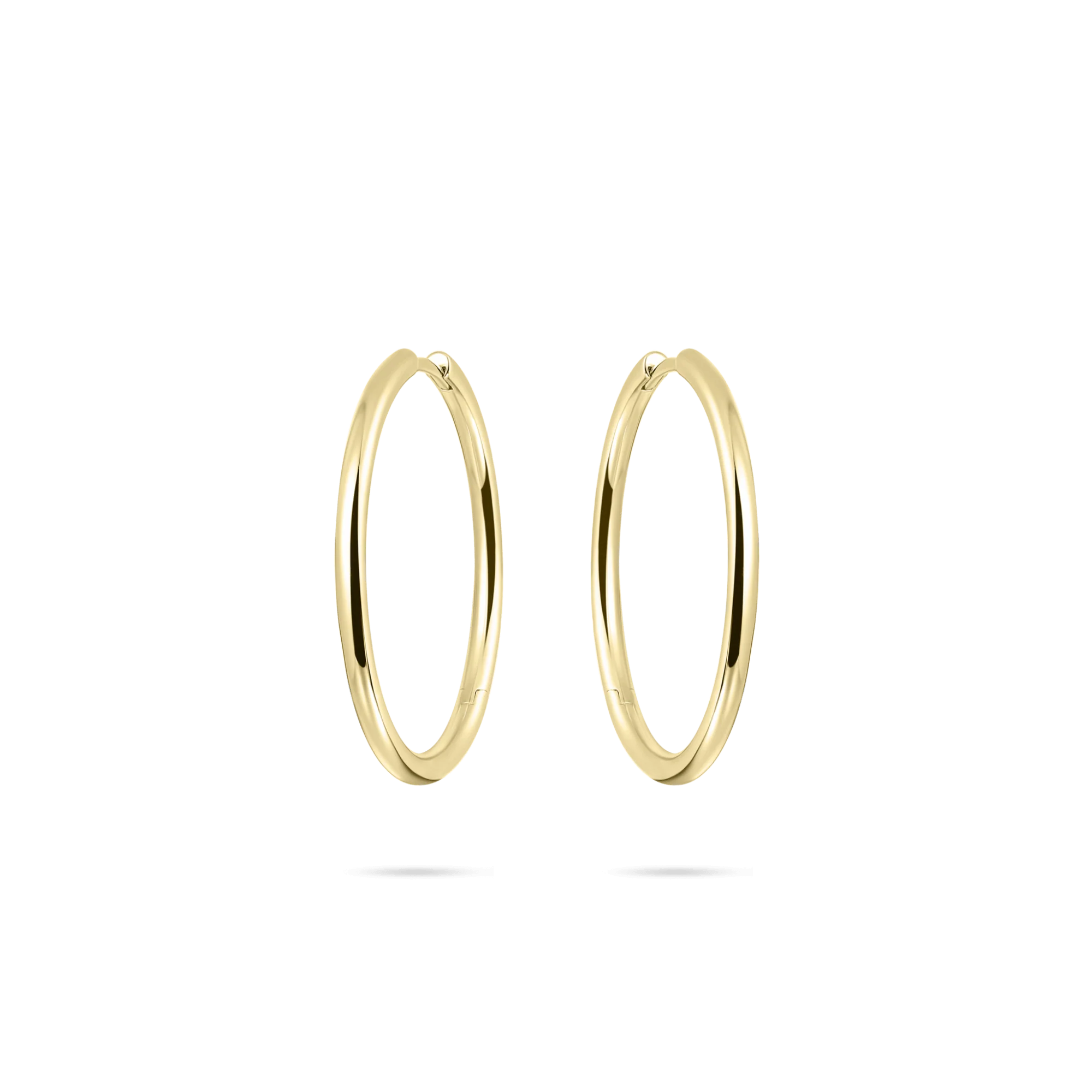Tube Statement Hoop Earrings