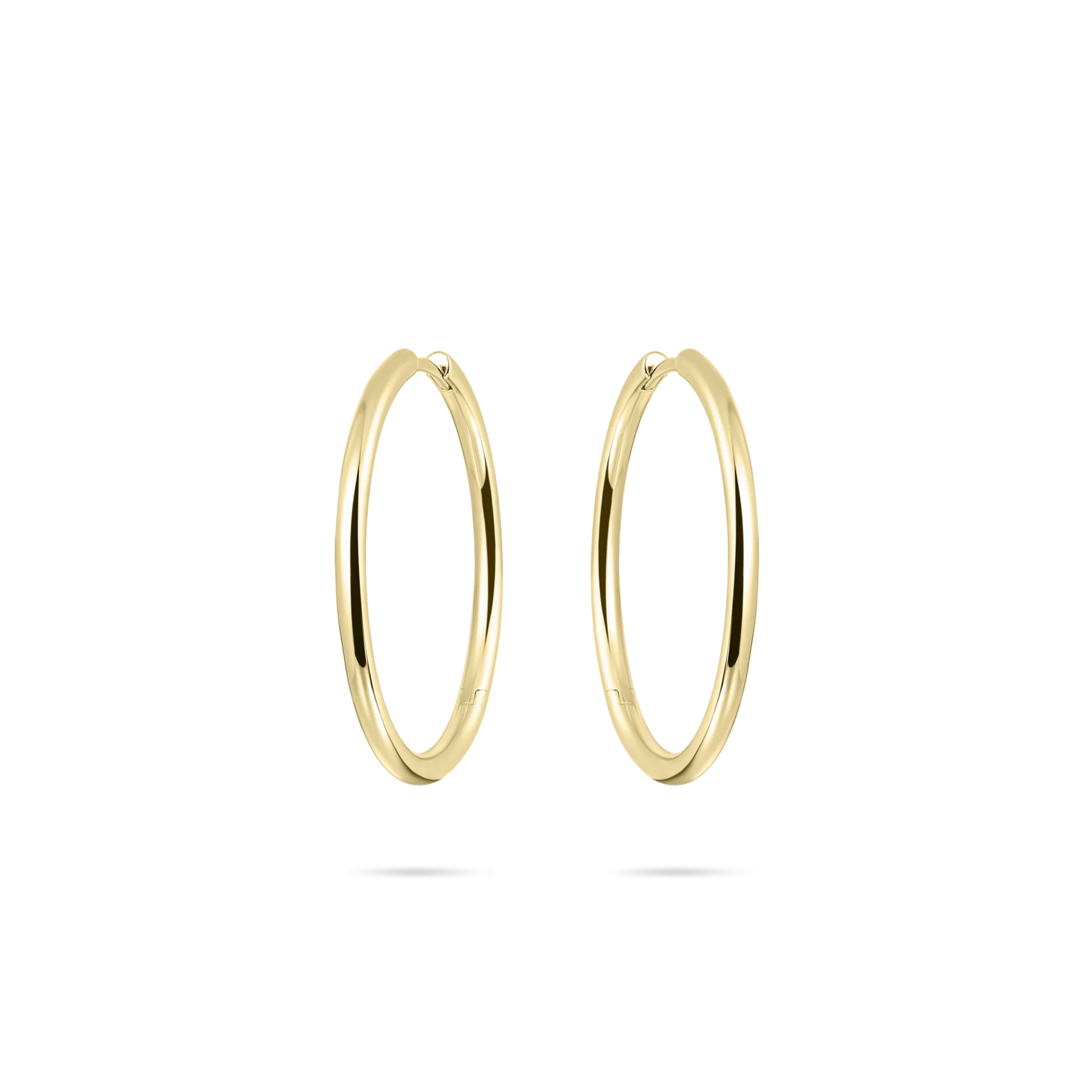 Tube Statement Hoop Earrings