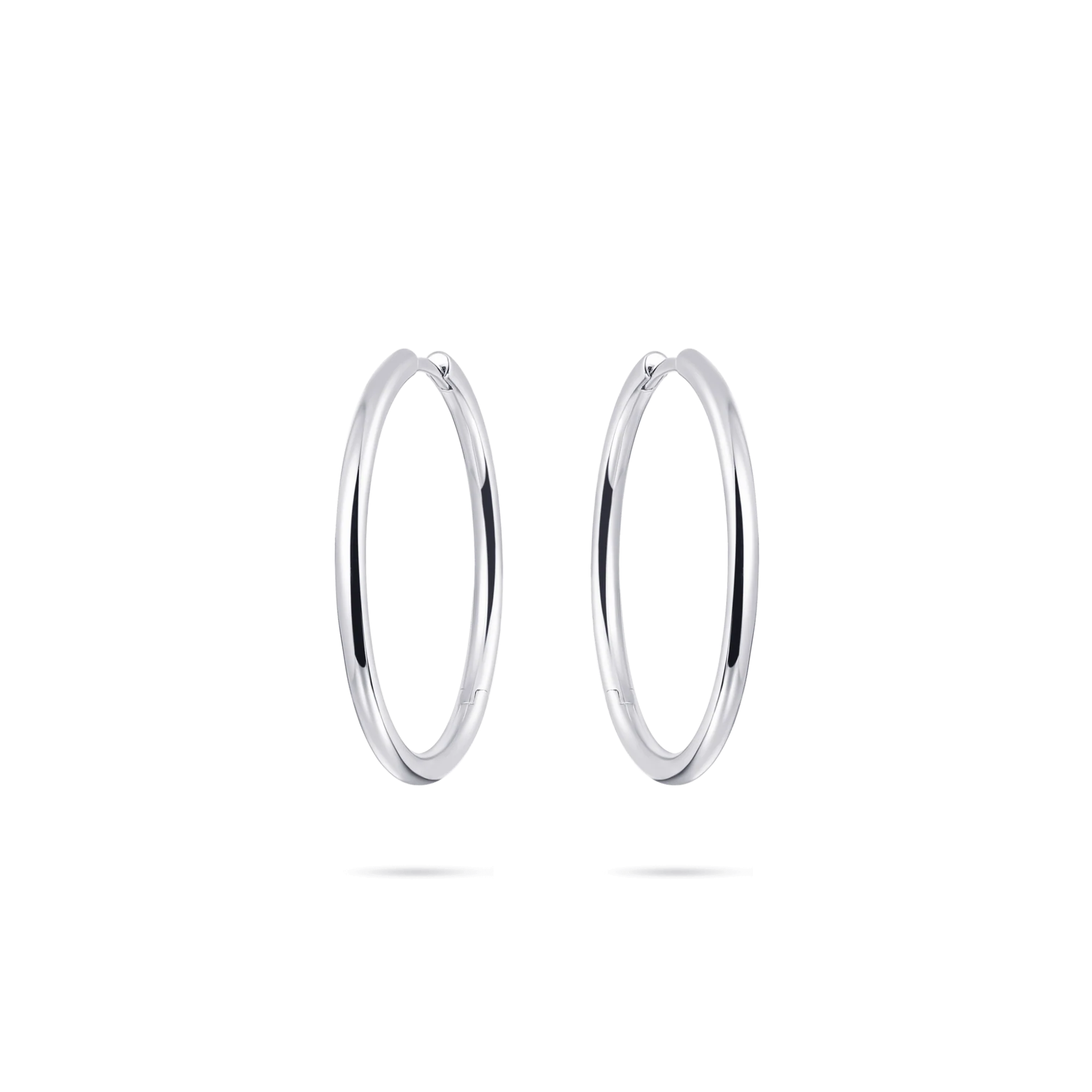 Tube Statement Hoop Earrings