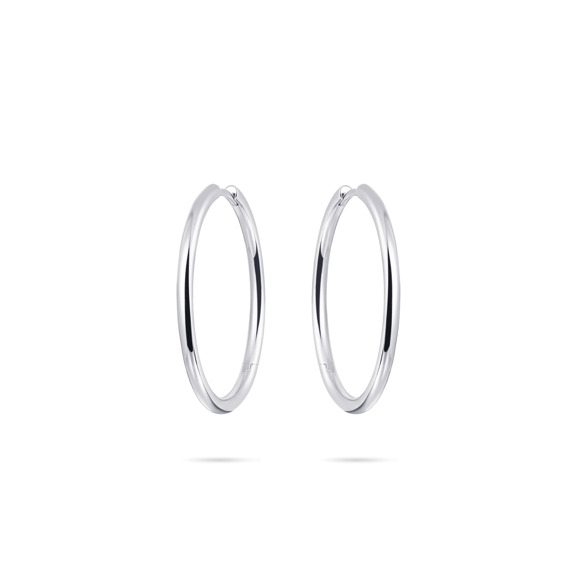 Tube Statement Hoop Earrings