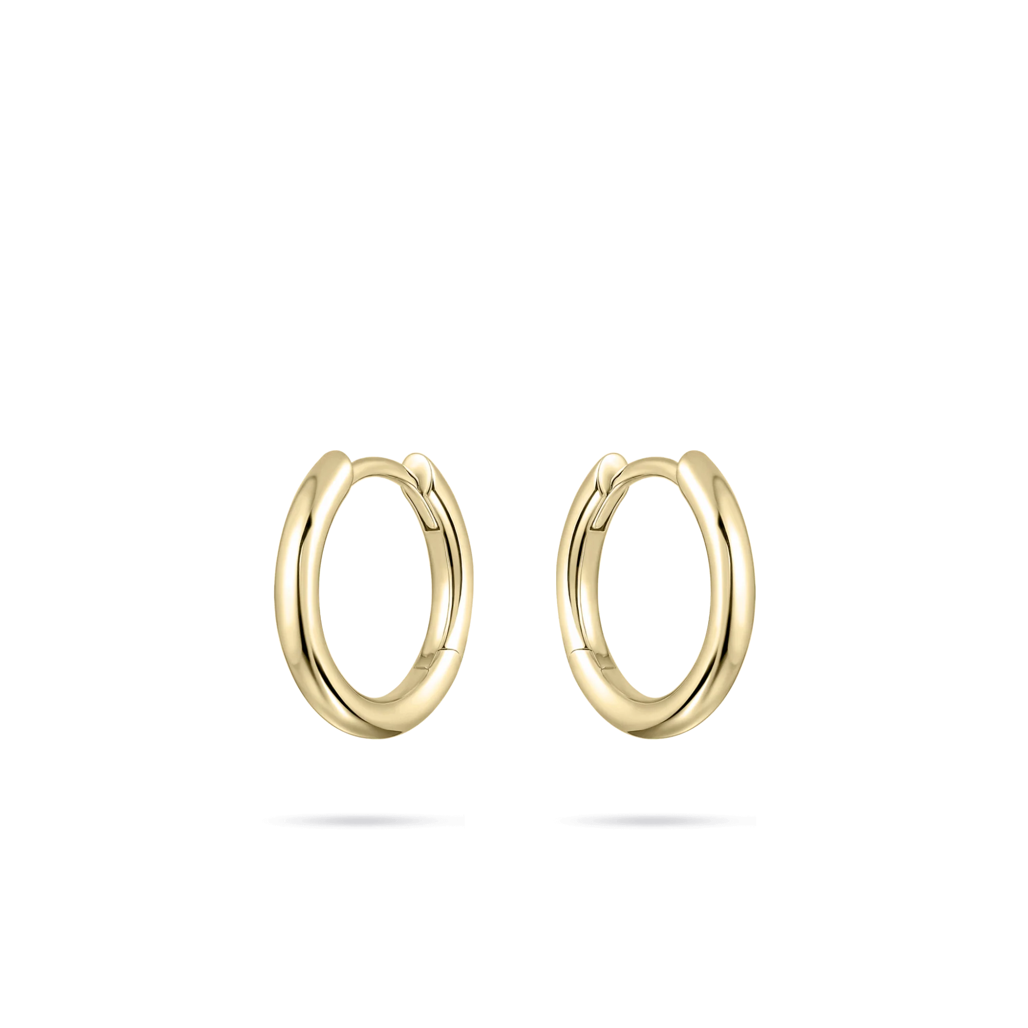Tube Medium Hoop Earrings