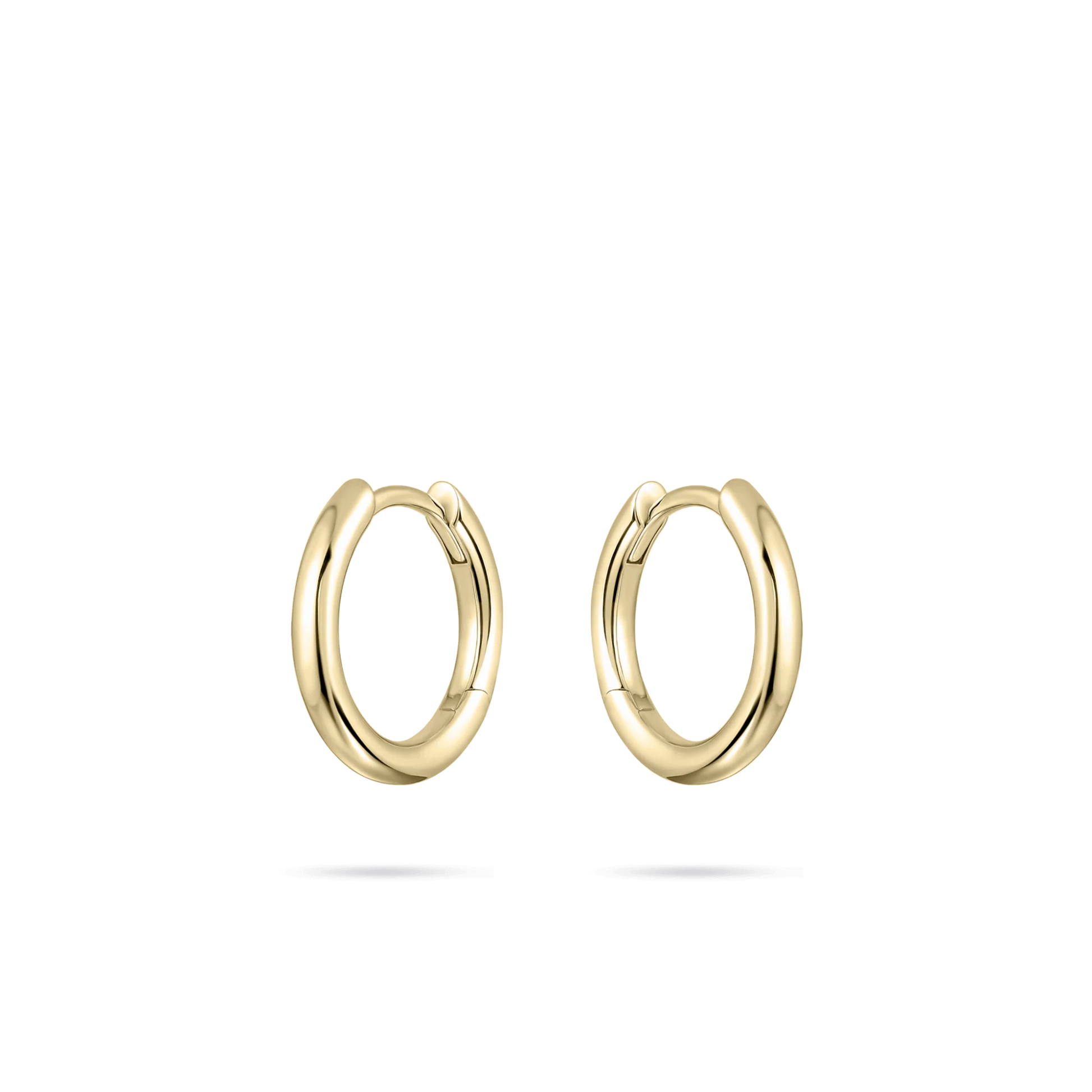 Tube Medium Hoop Earrings