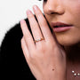 Quartermaine OPR1 18kt Gold & Diamond Opulence Double Ring 05030014 image 2