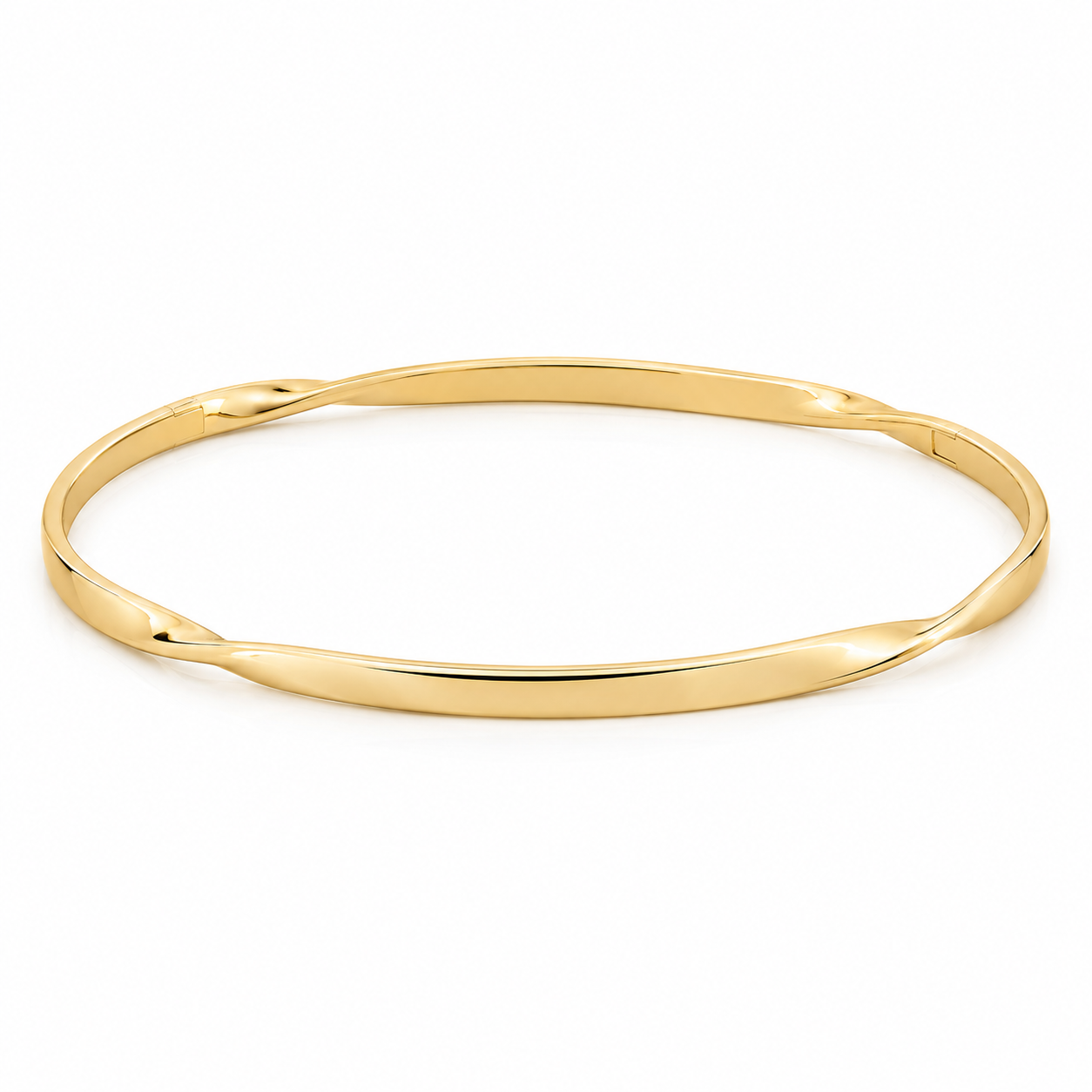9kt Four Twist Bangle