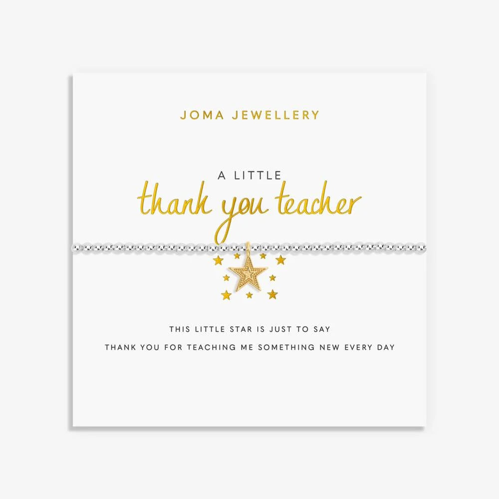 A Little 'Thank You Teacher' Bracelet