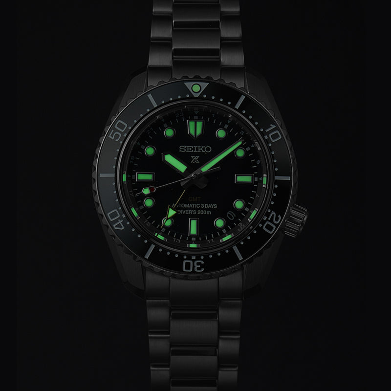 Seiko SPB381J1 Prospex 1968 Heritage Diver’s GMT Watch in ‘Marine Green’ image 4